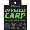Drennan návazec Barbless Carp vel.14 3lb 6oz