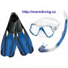 Maska + Šnorchel + Plutvy - MARES WAHOO SET Modrá 36/37 Maska + Šnorchel + Plutvy - MARES WAHOO SET Modrá 36/37
