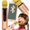KIK KX3382 Karaoke Bluetooth mikrofón 2000mAh zlatý KIK KX3382 Karaoke Bluetooth mikrofón 2000mAh zlatý