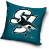 TipTrade Velurový Polštář NHL Color San Jose Sharks 40x40 TipTrade Velurový Polštář NHL Color San Jose Sharks 40x40