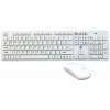Verk 06302 Bezdrôtová klávesnica a myš biela Verk 06302 Bezdrôtová klávesnica a myš biela