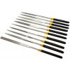 Sada diamantových pilníkov 3 x 140 mm s rukoväťou, 10-dielna sada, XL-TOOLS Sada diamantových pilníkov 3 x 140 mm s rukoväťou, 10-dielna sada, XL-TOOLS
