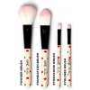 Legami Set Of 4 Makeup Brushes - Oh My Glow! OOH LA LA - Sada 4 štetcov na make-up Legami Set Of 4 Makeup Brushes - Oh My Glow! OOH LA LA - Sada 4 štetcov na make-up