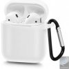 Silikónový obal na AirPods slúchadlá biely Silikónový obal na AirPods slúchadlá biely