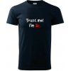 Trust me I´m Bc. / Ver mi som Bc. - Klasické pánske tričko vyššej gramáže - XS ( Tmavomodrá (takmer čierna) ) Trust me I´m Bc. / Ver mi som Bc. - Klasické pánske tričko vyššej gramáže - XS ( Tmavomodrá (takmer čierna) )