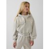 GAP Detská oversize mikina s logom VintageSoft Sivá S GAP Detská oversize mikina s logom VintageSoft Sivá S