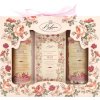 Bohemia Gifts & Cosmetics Rosarium sprchový gél 100 ml + šampón pre všetky typy vlasov 100 ml + ručne vyrobené mydlo s glycerínom 100 g kozmetická sada Bohemia Gifts & Cosmetics Rosarium sprchový gél 100 ml + šampón pre všetky typy vlasov 100 ml + ručne vyrobené mydlo s glycerínom 100 g kozmetická sada