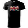 Britská vlajka stará - Klasické pánske tričko vyššej gramáže - XS ( Čierna ) Britská vlajka stará - Klasické pánske tričko vyššej gramáže - XS ( Čierna )