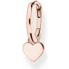 Thomas Sabo CR696-415-40 Creole - Heart - 1 kus náušnice Thomas Sabo CR696-415-40 Creole - Heart - 1 kus náušnice