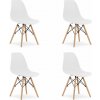 Stolička OSAKA biela / prírodné nohy x 4 9401 80 00 00 Stolička OSAKA biela / prírodné nohy x 4 9401 80 00 00