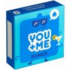 YOU+ME Romeo 3 ks, extra lubrikované latexové kondómy s nominálnou šírkou 53 mm YOU+ME Romeo 3 ks, extra lubrikované latexové kondómy s nominálnou šírkou 53 mm
