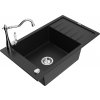 MEXEN/S MEXEN/S - Elias granitový drez 1-miska s odkvapkávačom vrátane batérie Carla, čierna 6511-77-670700-00 MEXEN/S MEXEN/S - Elias granitový drez 1-miska s odkvapkávačom vrátane batérie Carla, čierna 6511-77-670700-00