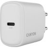 Canyon OnCharge 200, univerzálna nabíjačka do steny, 1x USB-C, PD 20W, biela CNE-CHA200-01 Canyon OnCharge 200, univerzálna nabíjačka do steny, 1x USB-C, PD 20W, biela CNE-CHA200-01
