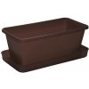 Small truhlík s miskou hnědá Small truhlík s miskou hnědá