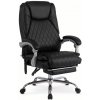 JAKS Kancelárska stolička polohovateľná čierna eko koža Giorgio JAKS Kancelárska stolička polohovateľná čierna eko koža Giorgio
