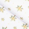 Teflónová látka na obrusy TF-120 Zlato-modro-zelené vianočné vločky na bielom - šírka 155 cm Teflónová látka na obrusy TF-120 Zlato-modro-zelené vianočné vločky na bielom - šírka 155 cm