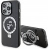 Karl Lagerfeld Ringstand Karl and Choupette MagSafe Zadní Kryt pro iPhone 15 Pro Max Black Karl Lagerfeld Ringstand Karl and Choupette MagSafe Zadní Kryt pro iPhone 15 Pro Max Black