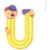Janod Drevené písmenko U lepiace 9 cm žlté zelené ružové modré Janod Drevené písmenko U lepiace 9 cm žlté zelené ružové modré