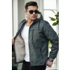 71189 Dewberry Inside Faux Fur Mens Coat-Khaki šedá S dewberry 2465430664488 71189 Dewberry Inside Faux Fur Mens Coat-Khaki šedá S dewberry 2465430664488