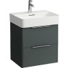 Laufen Base - Umývadlová skrinka, 52x53x39 cm, 2 zásuvky, sivá H4021921102661 Laufen Base - Umývadlová skrinka, 52x53x39 cm, 2 zásuvky, sivá H4021921102661