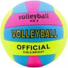 Farebná volejbalová lopta veľkosť 5 priemer 20 cm