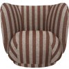 Ferm Living Kreslo Rico Louisiana – pieskové/hnedé Ferm Living Kreslo Rico Louisiana – pieskové/hnedé
