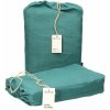Dekoria Súprava posteľných ľanových obliečok Linen 220x200 emerald green, 200 x 200 cm/ 2 poszewki 60 x 50 cm Dekoria Súprava posteľných ľanových obliečok Linen 220x200 emerald green, 200 x 200 cm/ 2 poszewki 60 x 50 cm