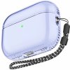 AhaStyle transparentný obal s pútkom pre AirPods Pro 2 - fialový - možnosť vrátiť tovar ZADARMO do 30tich dní AhaStyle transparentný obal s pútkom pre AirPods Pro 2 - fialový - možnosť vrátiť tovar ZADARMO do 30tich dní