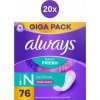 Always Intimky Normal Fresh Scent vložky 20 x 76 ks