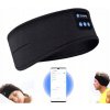 Bezdrôtové slúchadlá na uši čierne Bluetooth s flexibilným hlavovým mostom Bezdrôtové slúchadlá na uši čierne Bluetooth s flexibilným hlavovým mostom