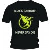 Tričko Black Sabbath - Never Say Die, Unisex,Čierna,M Tričko Black Sabbath - Never Say Die, Unisex,Čierna,M