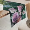 Biante Dekoračný behúň na stôl Parma PM-114 Fialové kvety na tmavo zelenom 20x120 cm Biante Dekoračný behúň na stôl Parma PM-114 Fialové kvety na tmavo zelenom 20x120 cm