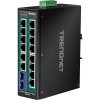 TrendNet TI-PG162 priemyselný ethernetový switch 10 / 100 / 1000 MBit/s; 21.22.1460 TrendNet TI-PG162 priemyselný ethernetový switch 10 / 100 / 1000 MBit/s; 21.22.1460