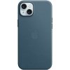 Apple iPhone 15 Plus FineWoven Case with MagSafe Pacific modré MT4D3ZM/A Apple iPhone 15 Plus FineWoven Case with MagSafe Pacific modré MT4D3ZM/A
