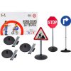 LEAN TOYS Veľké dopravné značky 76cm - 3 kusy LEAN TOYS Veľké dopravné značky 76cm - 3 kusy