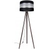 Belis | Stojacia lampa CORAL 1xE27/60W/230V hnedá/čierna/chróm | BE0847 Belis | Stojacia lampa CORAL 1xE27/60W/230V hnedá/čierna/chróm | BE0847