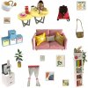 2Kids Toys miniatúra domčeka Obývacia izba Slnečný lúč