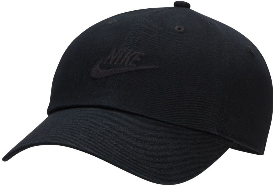 Nike Club Unstructured Futura Wash Cap black/black