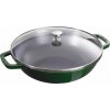 Wok Staub s pokrievkou 30 cm zelený Wok Staub s pokrievkou 30 cm zelený