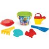 Wader Súprava na piesok 7ks plast SpongeBob 3 farby 19x27x19cm 12m+