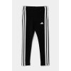 Detské legíny adidas JE0313 čierna 104 Detské legíny adidas JE0313 čierna 104