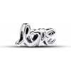 Charms v tvare ručne písaného nápisu LOVE Pandora 793055C00 Charms v tvare ručne písaného nápisu LOVE Pandora 793055C00