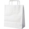 Papierové tašky 26x14x32 cm, biele 50 ks Papierové tašky 26x14x32 cm, biele 50 ks