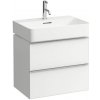 Laufen SPACE skrinka pod umývadlo 58,5x52x41 cm,2 zásuvky,Biela Matná H4101421601001 Laufen SPACE skrinka pod umývadlo 58,5x52x41 cm,2 zásuvky,Biela Matná H4101421601001