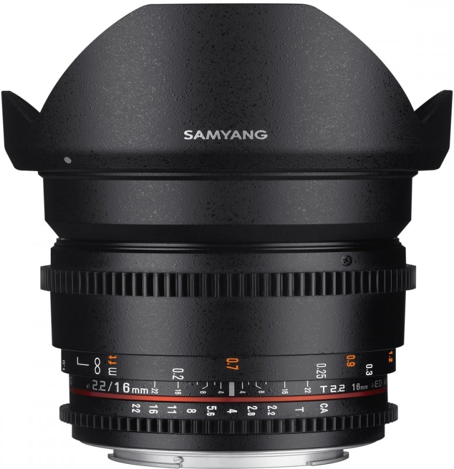 Samyang 16mm T2,2 VDSLR II ED AS UMC CS Fujifilm X