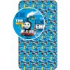 Jerry Fabrics Modrá napínacia Bavlna Thomas the Tank Engine 90x200