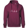 EKG zuby - Oversized mikina dámská Moon - kratšia + širšia - XL ( Fuchsiová ) EKG zuby - Oversized mikina dámská Moon - kratšia + širšia - XL ( Fuchsiová )