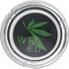 WeedShop Stredná sklenený popolník konopný dizajn Popolník vote