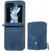 Peňaženkové puzdro Zipper Wallet modré – Samsung Galaxy Z Flip 6 / Z Flip 7 FE Peňaženkové puzdro Zipper Wallet modré – Samsung Galaxy Z Flip 6 / Z Flip 7 FE