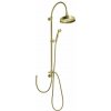 Sapho VANITY sprchový stĺp s pripojením vody na batériu, hlavová a ručná sprcha, bronz SET066 Sapho VANITY sprchový stĺp s pripojením vody na batériu, hlavová a ručná sprcha, bronz SET066